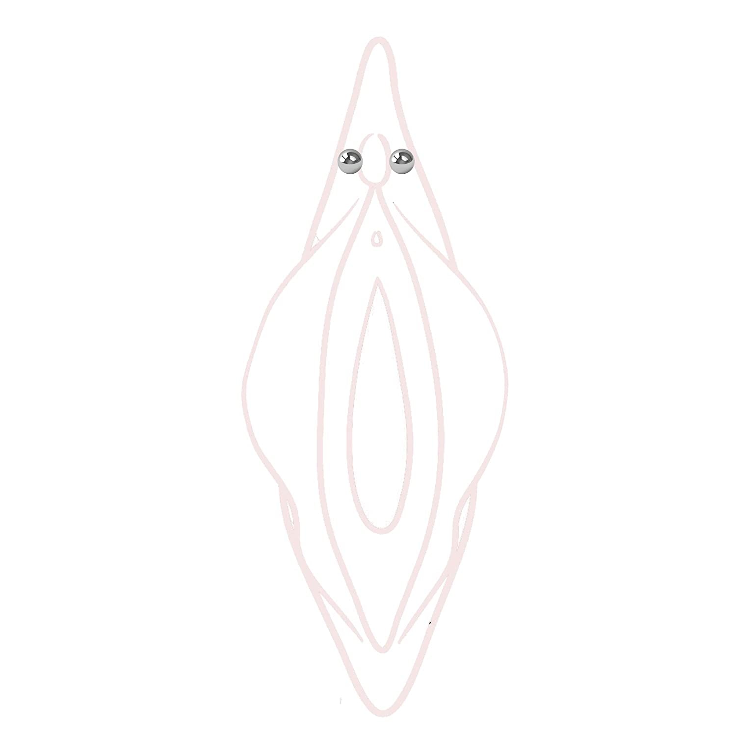 Fake Clitoral Piercing Clamps Magnetic Body Jewelry Non-Piercing (A - Low) Apparel & Accessories > Jewelry > Body Jewelry All Body Art A - Low  
