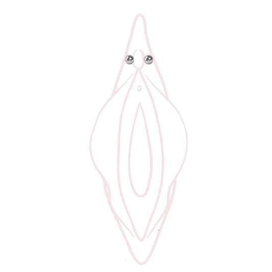 Fake Clitoral Piercing Clamps Magnetic Body Jewelry Non-Piercing (A - Low) Apparel & Accessories > Jewelry > Body Jewelry All Body Art A - Low  