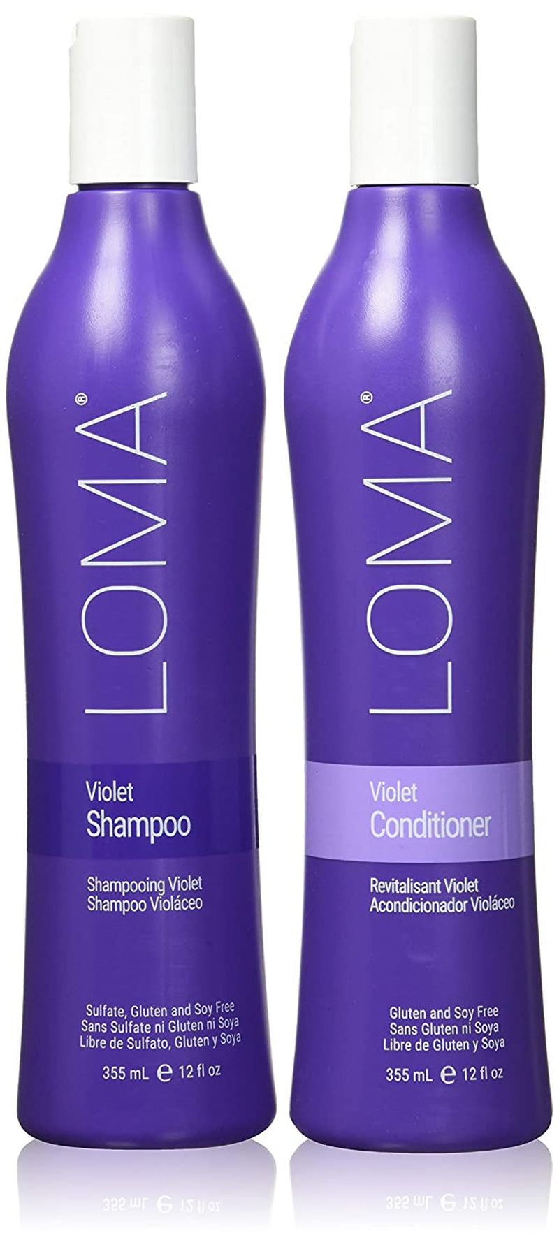 Loma Hair Care Violet Shampoo Violet Conditioner Duo, 12 Fl Oz , 2 Count (Pack of 1) Health & Beauty > Personal Care > Hair Care LOMA   