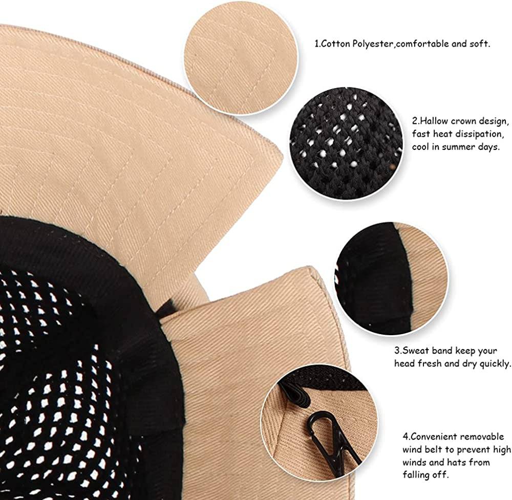 Women Wide Brim Hat Hollow Breathable Summer Bucket Hat Bow Lady’S Sun Cap for Travel Apparel & Accessories > Clothing Accessories > Hats Zsedrut   