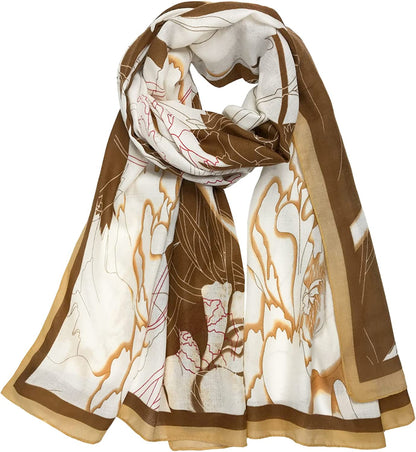 FINIZO Women'S Scarves Lady Light Soft Fashion Solid Scarf Wrap Shawl for All Season Apparel & Accessories > Clothing Accessories > Scarves & Shawls FINIZO 21-multicolor  