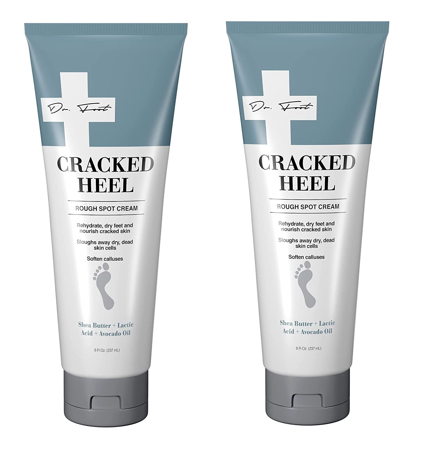 Dr. Foot Cracked Heel Moisturizer Foot Cream Skincare Lotion. Moisturizing Skin Care Lotion W/ Shea Butter & Lactic Acid Helps Heal Cracked Heels, Dry Skin on Feet, & Soften Calluses, Large 8 Fl Oz Health & Beauty > Personal Care > Foot Care Dr. Foot Cracked Heel Foot Lotion 8 Fl Oz (Pack of 2) 