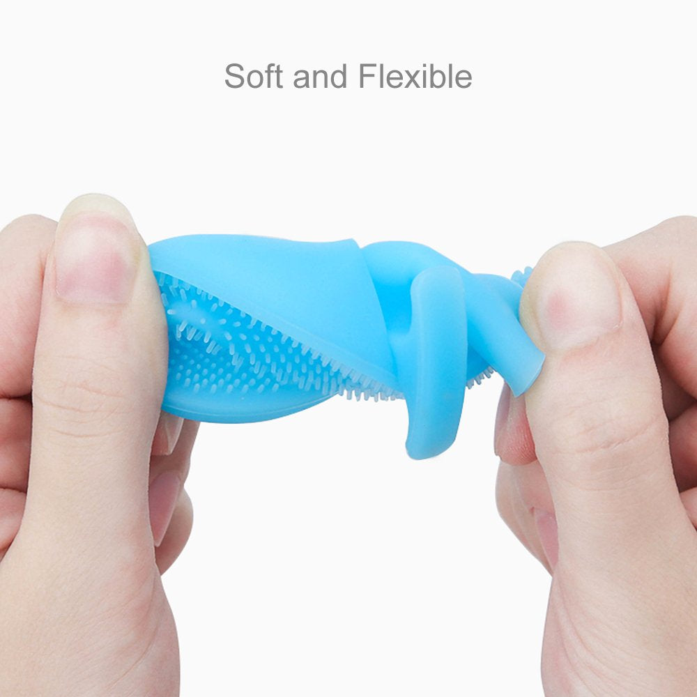 INNERNEED Super Soft Silicone Face Cleanser and Massager Brush Manual Facial Cleansing Brush Handheld Mat Scrubber for Sensitive, Delicate, Dry Skin (Pack of 4) Health & Beauty > Personal Care > Cosmetics > Cosmetic Tools > Skin Care Tools INNERNEED   