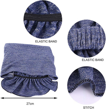 Ever Fairy 3 Colors Chemo Cancer Head Scarf Hat Cap Ethnic Cloth Print Turban Headwear Women Women'S Ruffle Beanie Scarf (3 Color Pack-A) Apparel & Accessories > Clothing Accessories > Headwear Ever Fairy   