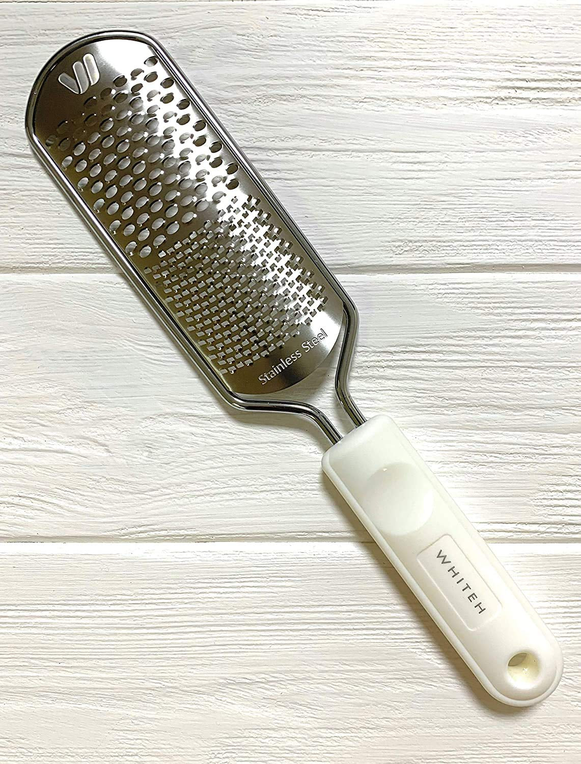 Colossal Foot Rasp Foot File and Callus Remover, Best Foot Care Pedicure Metal Surface Tool to Remove Hard Skin, Can Be Used on Both Wet and Dry Feet, Surgical Grade Stainless Steel File Health & Beauty > Personal Care > Foot Care Whiteh   