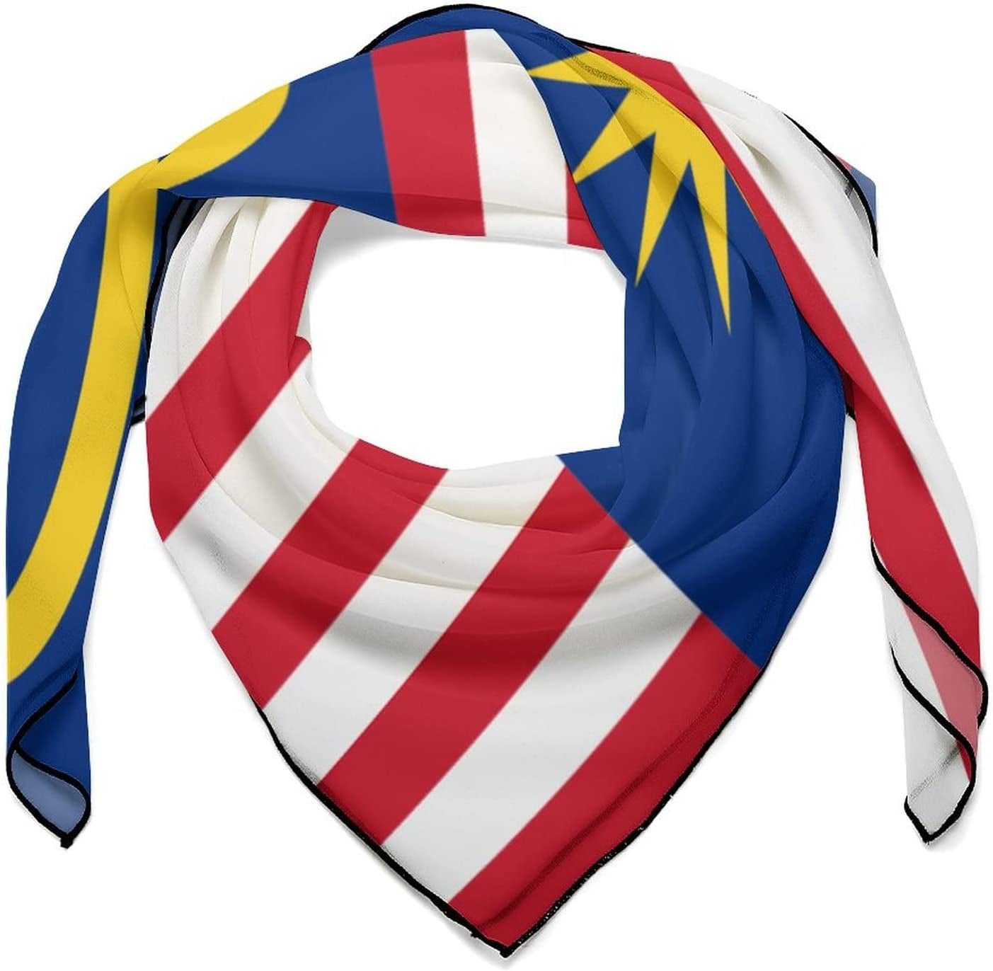 Buonota Ukrainian Flag Fashion Square Scarf Neck Scarf Head Scarf Shawl, Very Suitable for Events, Parties, Weddings, Travel, Birthday Gifts Apparel & Accessories > Clothing Accessories > Scarves & Shawls Buonota White-style-21  