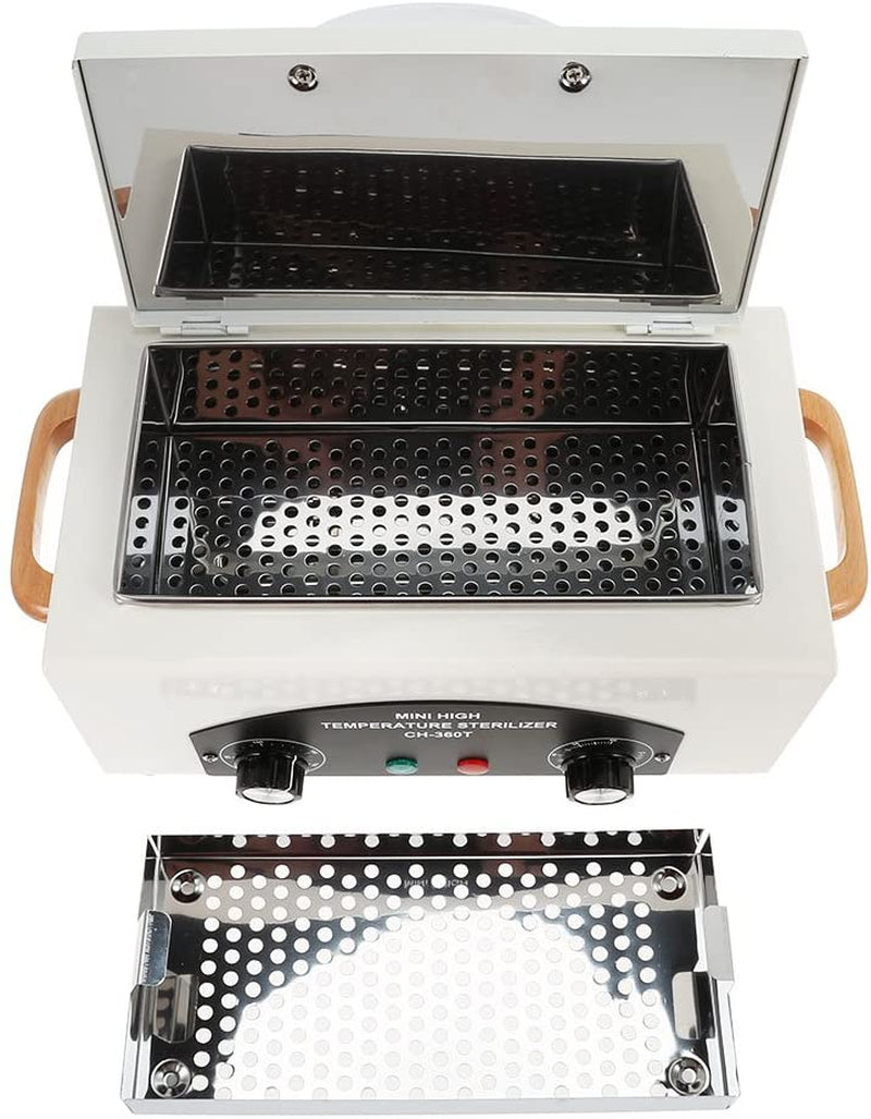 High Temperature Metal Tool Cleaning Box, 110V 300W 1.5L with Timer Manicure Pedicure SPA Salon Barber Equipment for Sundry Beauty Hair Nail Metal Tools with Handle Health & Beauty > Personal Care > Cosmetics > Cosmetic Tools > Nail Tools Smith Chu   