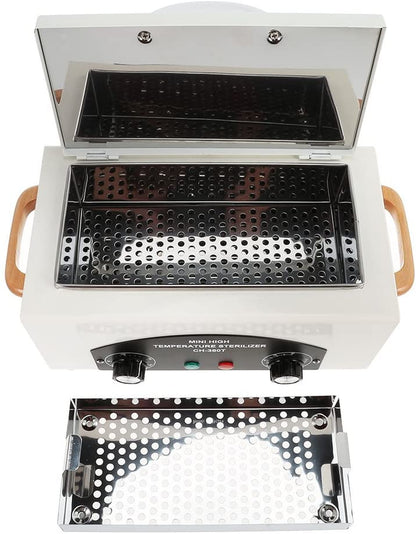 High Temperature Metal Tool Cleaning Box, 110V 300W 1.5L with Timer Manicure Pedicure SPA Salon Barber Equipment for Sundry Beauty Hair Nail Metal Tools with Handle Health & Beauty > Personal Care > Cosmetics > Cosmetic Tools > Nail Tools Smith Chu   