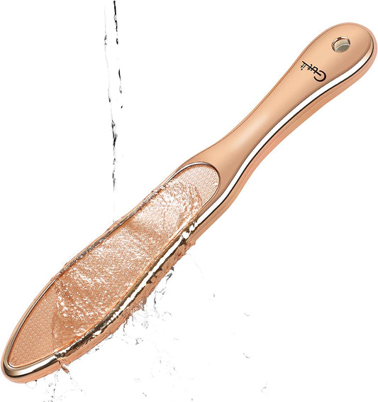 Glass Pedicure Foot File - Coarse/Fine Double Side Nano Glass Surface, Dead Hard Skin Remover, Cuticle Callus Removal, Professional Foot Care, Both Wet and Dry Using Health & Beauty > Personal Care > Foot Care Cut it   