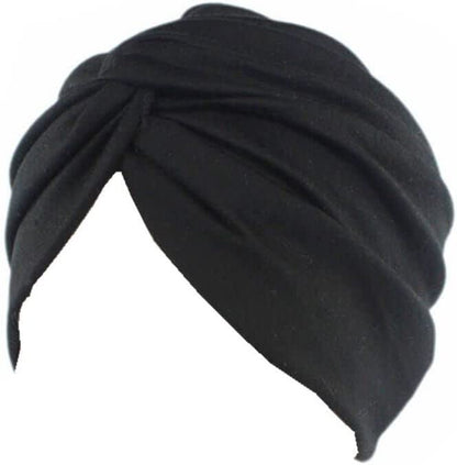 Beauty YFJH Chemo Sleep Turban Headwear Scarf Beanie Cap Hat for Cancer Patient Hair Loss Apparel & Accessories > Clothing Accessories > Headwear beauty YFJH Black  