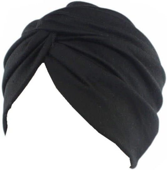 Beauty YFJH Chemo Sleep Turban Headwear Scarf Beanie Cap Hat for Cancer Patient Hair Loss Apparel & Accessories > Clothing Accessories > Headwear beauty YFJH Black  