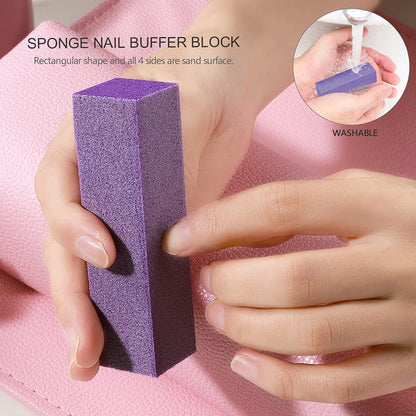 Nail Files and Buffers, FANDAMEI 20PCS Professional Manicure Tools Kit. Rectangular Nail Buffer Block & 100/180 Grit Nail File, 7 Way Nail File & Nail Polishing Buffer. Nail Care File Buffer Tool Health & Beauty > Personal Care > Cosmetics > Cosmetic Tools > Nail Tools FANDAMEI   