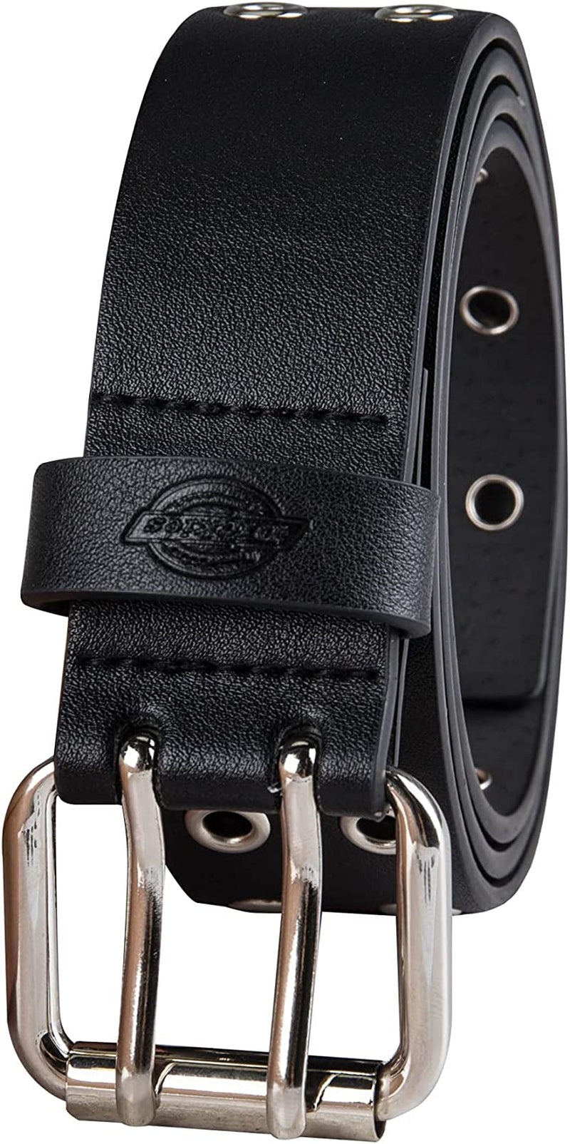 Dickies Women’S Leather Casual Belt Apparel & Accessories > Clothing Accessories > Belts Dickies Black Grommet Medium 