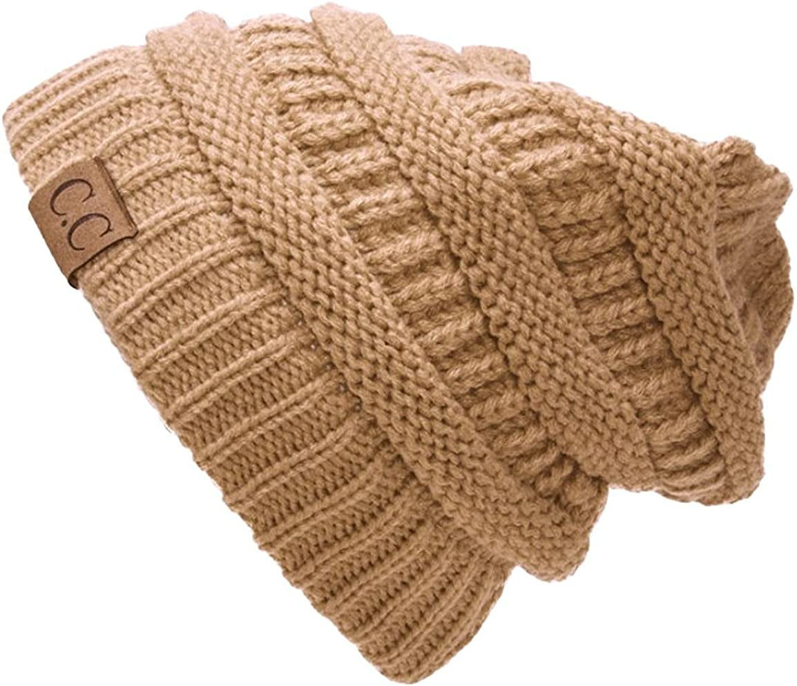C.C Women'S Beanie Apparel & Accessories > Clothing Accessories > Hats C.C New Beige One Size 