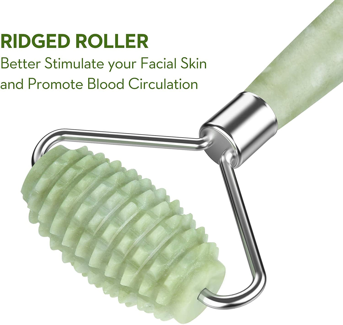 Kimkoo Jade Roller for Face-3 in 1 Kit with Facial Massager Tool,100% Real Natural Jade Stone Facial Roller anti Aging,Face Beauty Set for Eye Anti-Wrinkle Health & Beauty > Personal Care > Cosmetics > Cosmetic Tools > Skin Care Tools Kimkoo   