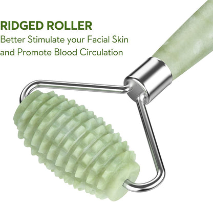 Kimkoo Jade Roller for Face-3 in 1 Kit with Facial Massager Tool,100% Real Natural Jade Stone Facial Roller anti Aging,Face Beauty Set for Eye Anti-Wrinkle Health & Beauty > Personal Care > Cosmetics > Cosmetic Tools > Skin Care Tools Kimkoo   