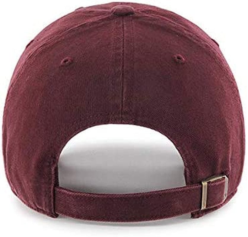 '47 Brand Philadelphia Phillies Clean up Hat Cap Dark Maroon/White Apparel & Accessories > Clothing Accessories > Hats '47   