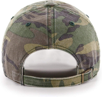 '47 New York Yankees Clean up Hat Cap Army Camo/White Apparel & Accessories > Clothing Accessories > Hats '47   