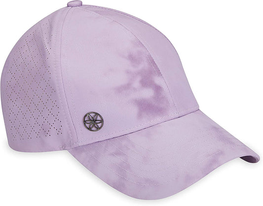 Gaiam Women'S Hat-Breathable Ball Cap, Pre-Shaped Bill, Adjustable Size for Running Apparel & Accessories > Clothing Accessories > Hats Gaiam Tie Dye (Blush) Wander Geo 