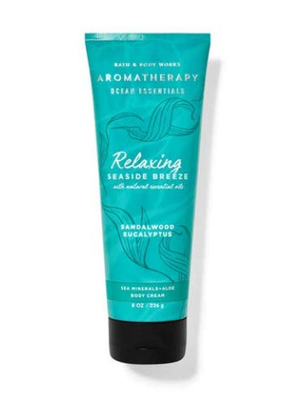 Bath and Body Works – Aromatherapy – Ocean Essentials - Sandalwood Eucalyptus - Duo - Body Cream and Body Wash & Foam Bath Health & Beauty > Personal Care > Cosmetics > Bath & Body Bath & Body Works   