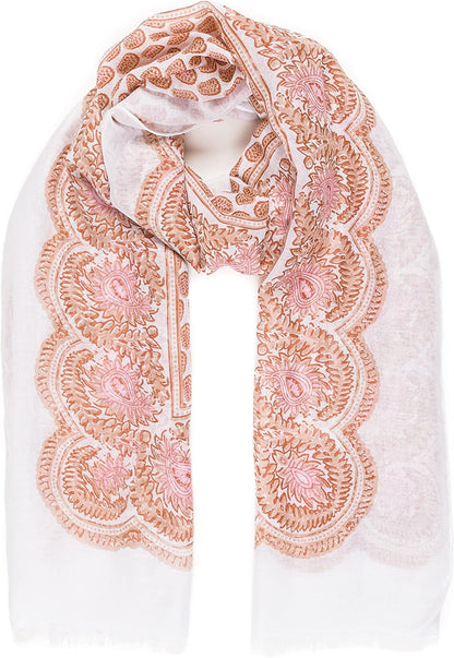 Scarf for Women Lightweight Geometric Fashion Spring Fall Winter Scarves Shawl Wraps Apparel & Accessories > Clothing Accessories > Scarves & Shawls MELIFLUOS DESIGNED IN SPAIN   