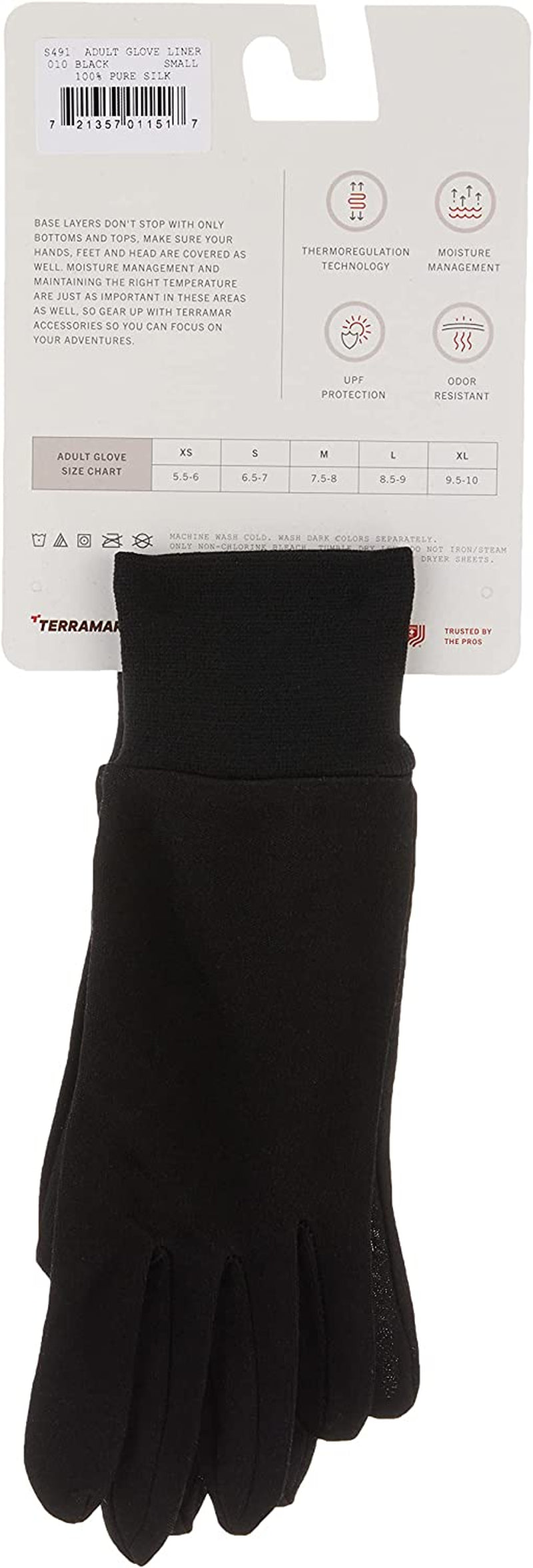 Terramar Adult Thermasilk Glove Liner Apparel & Accessories > Clothing Accessories > Gloves & Mittens Terramar   