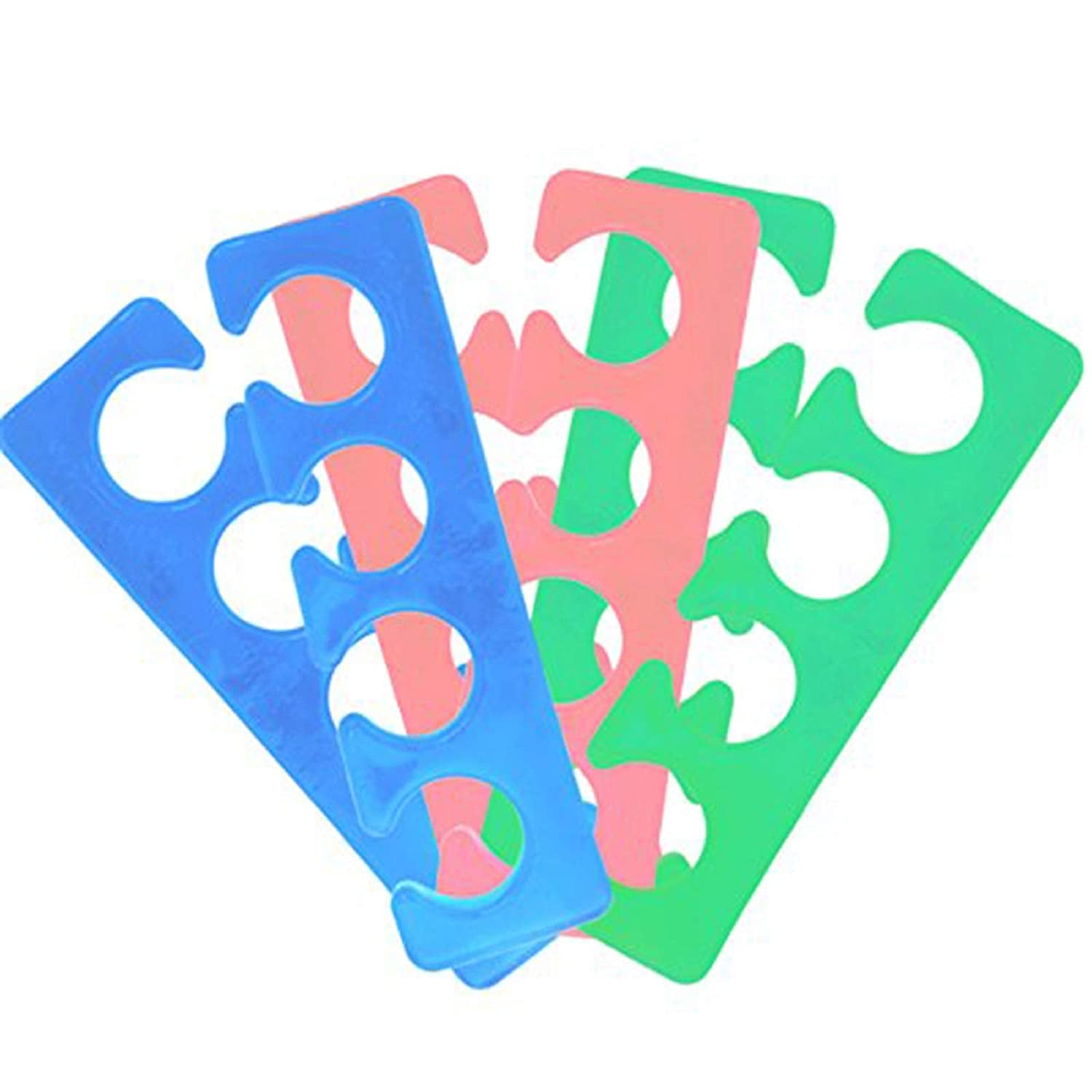 KADS 2Pcs/Pair Silicone Toe Separator Nail Art Manicure Finger Feet Care Braces Supports Nails DIY Tools Health & Beauty > Personal Care > Foot Care KADS Color/set  