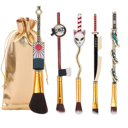 Wand Potter Makeup Brushes with Gift Bag for Makeup 5Pcs Magic Eye Shadow Eyeliner Blending Pencil Lip Brush Beauty Tools Health & Beauty > Personal Care > Cosmetics > Cosmetic Tools > Makeup Tools HORIK Multi-colored4  