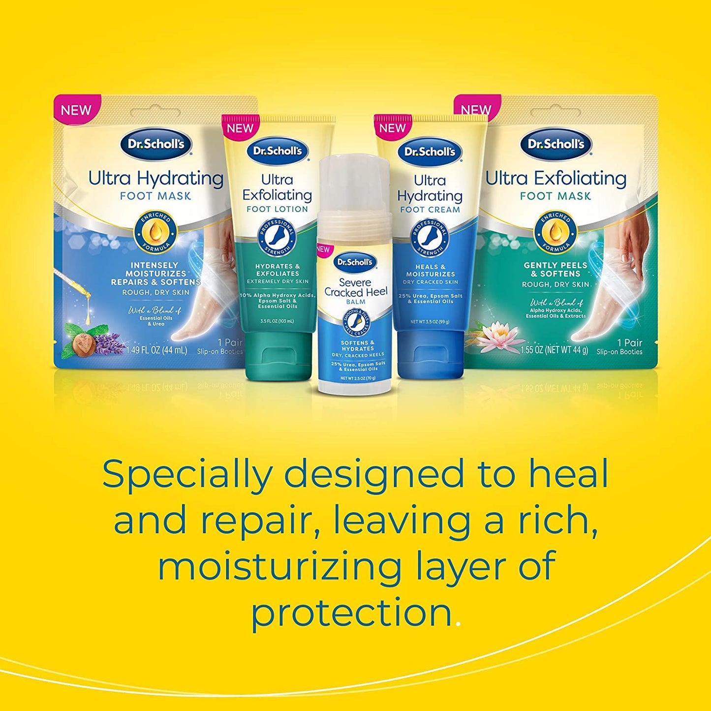 Dr. Scholl'S Cracked Heel Repair Balm 2.5Oz, with 25% Urea for Dry Cracked Feet, Heals and Moisturizes for Healthy Feet Health & Beauty > Personal Care > Foot Care Dr. Scholl's   