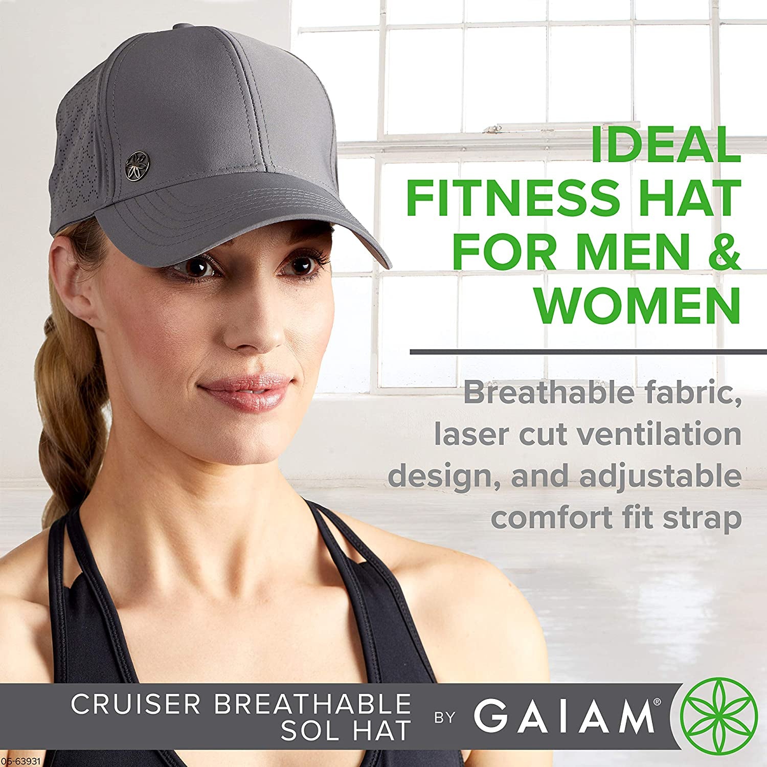 Gaiam Unisex-Adult Mens Cruiser Sol Apparel & Accessories > Clothing Accessories > Hats Fit For Life   