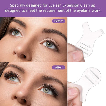 48 Pieces Y Shape Eyelash Brush Lash Perm Lift Brush Makeup Beauty Tool for Lash Grafting Eyelash Extension Cleanup Supplies (Transparent) Health & Beauty > Personal Care > Cosmetics > Cosmetic Tools > Makeup Tools Maitys   