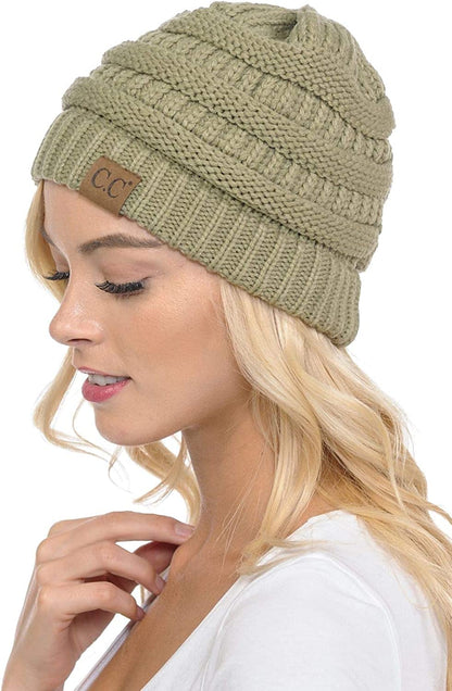 C.C Women'S Beanie Apparel & Accessories > Clothing Accessories > Hats C.C New Sage One Size 