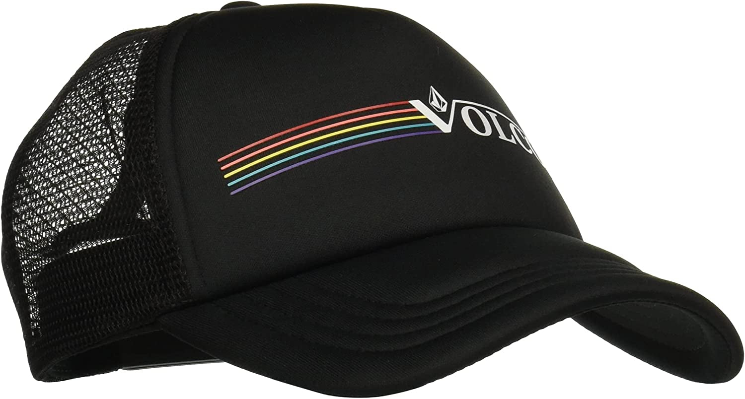 Volcom Women'S into Paradise Trucker Foam Snapback Hat Apparel & Accessories > Clothing Accessories > Hats Volcom Black One Size 