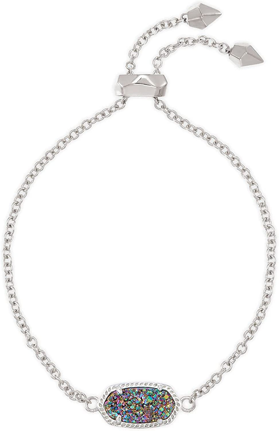 Kendra Scott Elaina Link Chain Bracelet for Women Apparel & Accessories > Jewelry > Bracelets Kendra Scott RHODIUM - MULTI DRUSY  