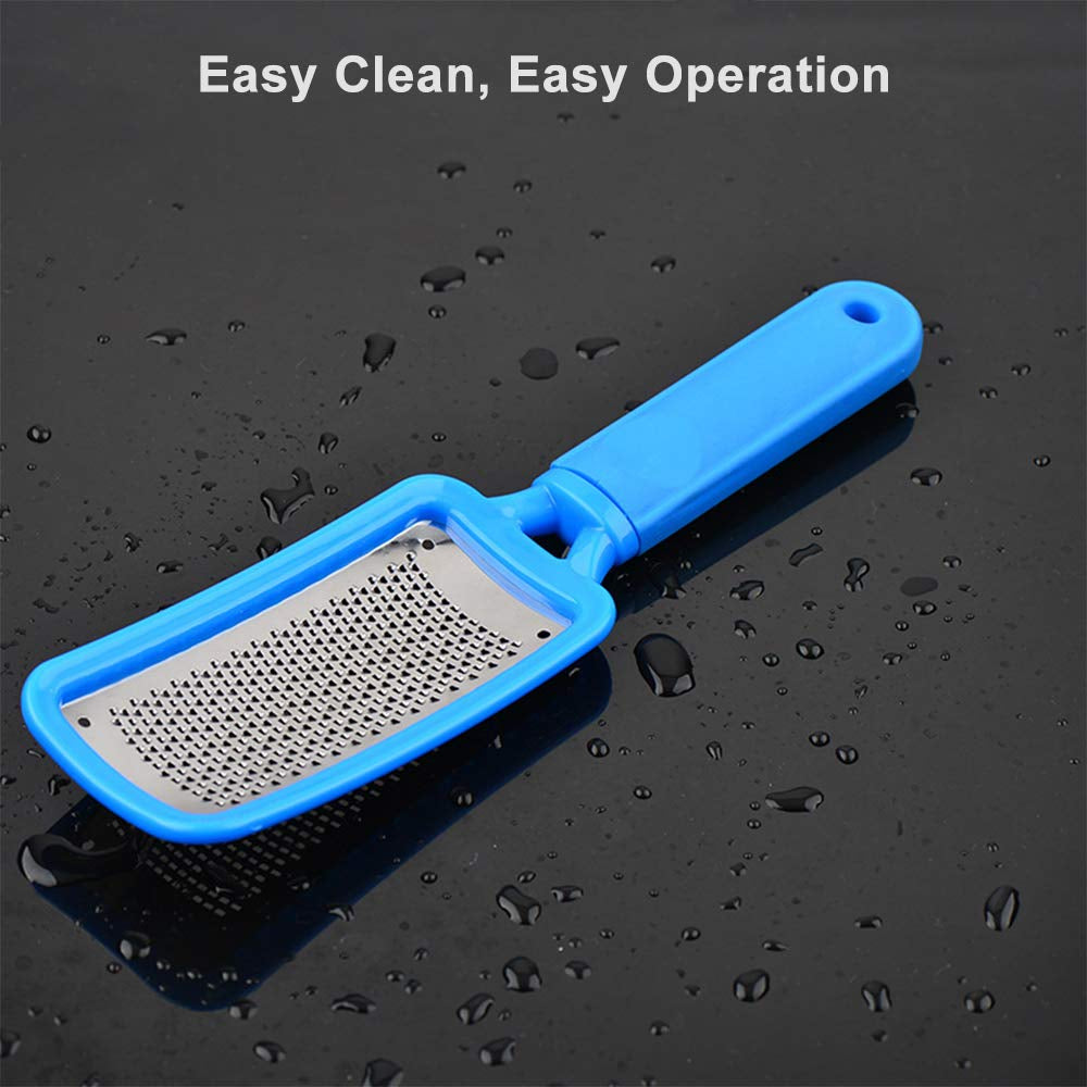 Foot File Callus Remover for Feet Heel Scraper for Feet Professional Foot Care in Pedicure Tools to Remove Dead Skin,Foot Scraper Available for Dry and Wet Feet,Stainless Steel Surgical Grade File Health & Beauty > Personal Care > Foot Care Duyoku   