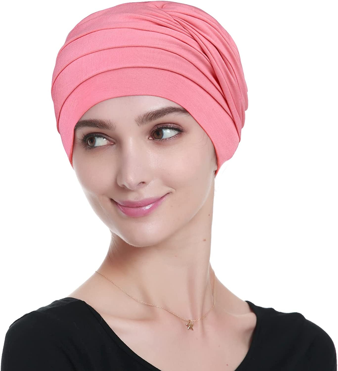 Bamboo Chemo Headwear Head Wraps for Cancer Patients – Warm, Super Comfy Apparel & Accessories > Clothing Accessories > Headwear KYLIE MAX   