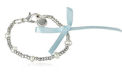 Child to Cherish Baby to Bride Bracelet, Infant Girls Silver and Pearl Jewelry, Personalized Frame, Newborn Religious Gift for Shower, Christening, Baptism Apparel & Accessories > Jewelry > Bracelets Child to Cherish   