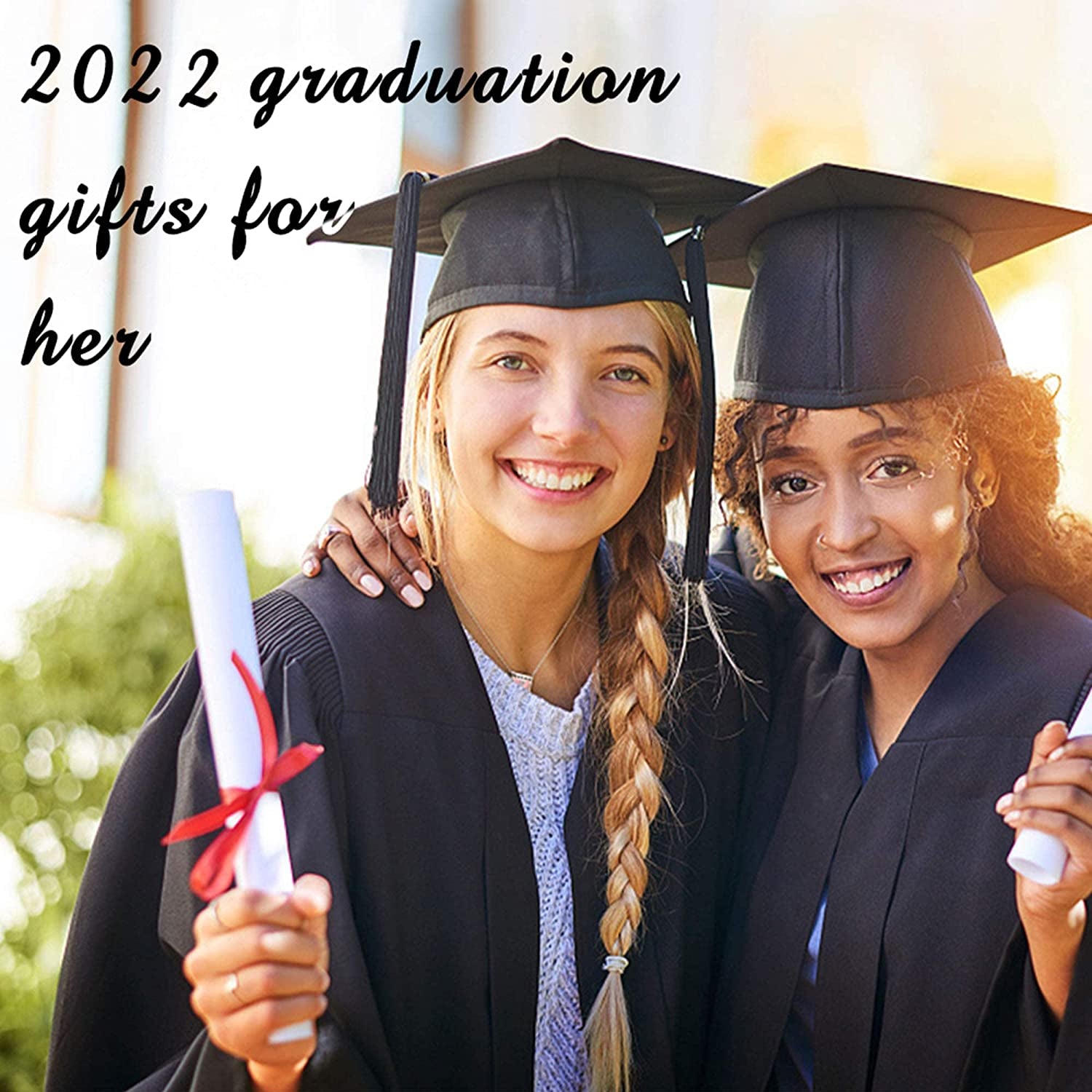 M MOOHAM Graduation Gifts for Her 2022, Senior Class of 2022 High School College Graduation Gifts for Women Girls Friend Daughter, Inspirational Graduation Bracelet Jewelry Apparel & Accessories > Jewelry > Bracelets M MOOHAM   