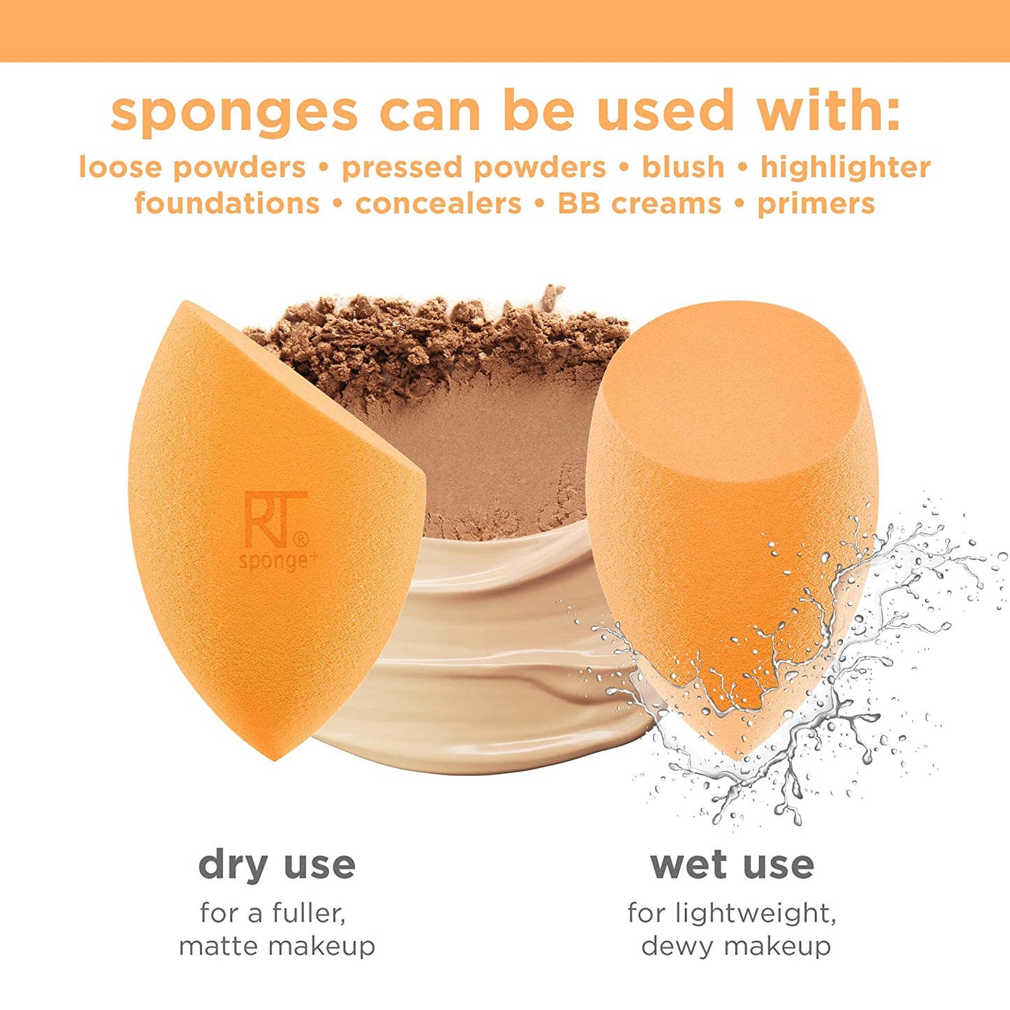 Real Techniques Miracle Complexion Assorted Beauty Sponges Makeup Blender, for Blending & Sculpting, Full Coverage, Professional Makeup Tool, Cruelty Free, Vegan, Latex Free, 6 Piece Sponge Set Health & Beauty > Personal Care > Cosmetics > Cosmetic Tools > Makeup Tools Real Techniques   