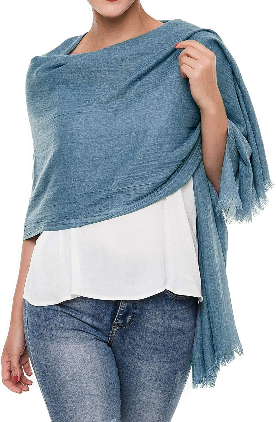 Scarfs for Women Fashion Lightweight Solid Colors Wrap Shawl for Fall Winter Apparel & Accessories > Clothing Accessories > Scarves & Shawls MIMOSITO   