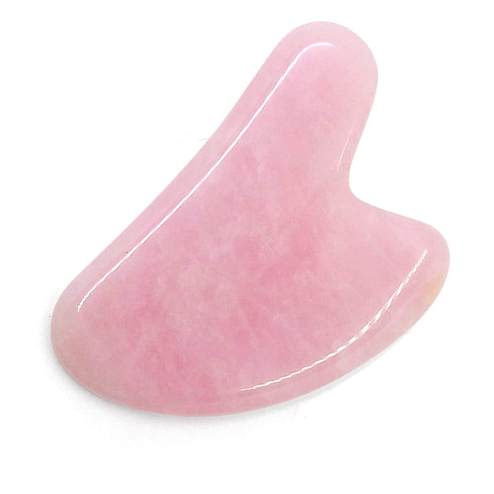 Rose Quartz Gua Sha Facial Tools,Natural Jade Gua Sha Massage Tool,Guasha Tool for Face,Eyes,Neck & Body,Genuine Gua Sha Stone Facial Massager,Skin Care Tools,Lymphatic Drainage,Reduce Wrinkles Health & Beauty > Personal Care > Cosmetics > Cosmetic Tools > Skin Care Tools Eikeefyer   
