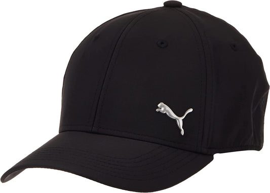 PUMA Evercat Stretch Fit Cap Apparel & Accessories > Clothing Accessories > Hats PUMA Black/Silver Small-Medium 