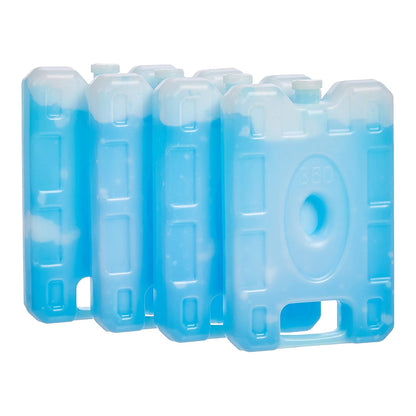 Reusable Hard Sided Rectangular Ice Pack, 10.4" X 7.9" X 1.2", Blue, Pack of 4 Apparel & Accessories > Jewelry > Anklets KYLIE MAX Small  