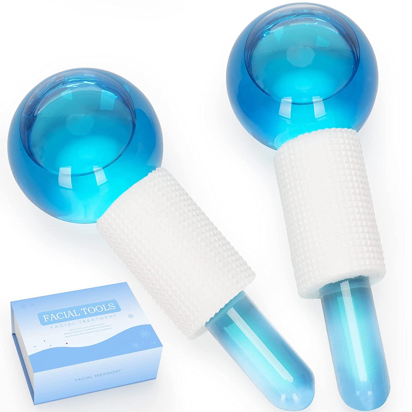 Cold Globes for Facials, Facial Tools Skin Care Tools, Ice Face Roller Massager Health & Beauty > Personal Care > Cosmetics > Cosmetic Tools > Skin Care Tools LKSDJGOH   