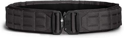 Tacticon Battle Belt | Combat Veteran Owned Company | Padded Tactical Belt | Duty Belt with Metal Quick Release Buckle Apparel & Accessories > Clothing Accessories > Belts Tacticon Tactical Black M [34" - 39" Waist] 