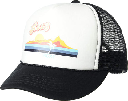 Roxy Women'S Truckin Trucker Hat Apparel & Accessories > Clothing Accessories > Hats Roxy Black/White One Size 