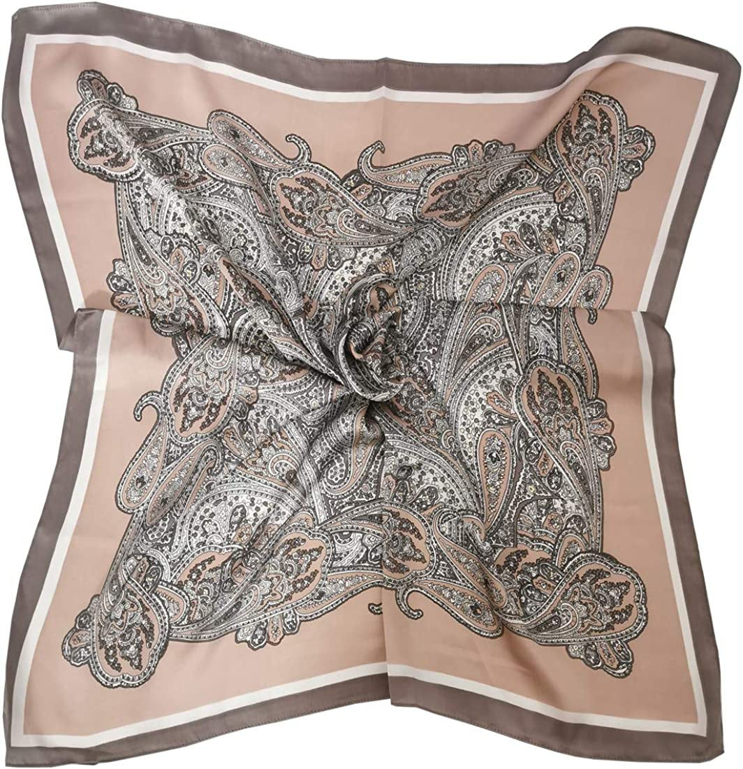 Fyluoke Silk Satin Headscarf Neck Hair Scarf Bandana for Women 4-Packs (Four-S07) Apparel & Accessories > Clothing Accessories > Bandanas & Headties FYLuoke   