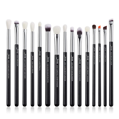 Jessup 15Pcs Professional Makeup Brushes Set Make up Brush Tools Kit Eye Liner Shader Wood Handle Natural-Synthetic Hair Brushes Pearl Black/Rose Gold T157 Health & Beauty > Personal Care > Cosmetics > Cosmetic Tools > Makeup Tools Jessup Pearl Black/Silver  