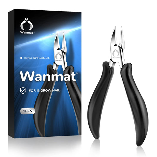Wanmat Toenail Clippers for Thick Nails,Nail Clippers for Seniors Toe Nail Clippers Adult Long Handle Safety Ingrown Toenail Tool Fingernail Clippers Health & Beauty > Personal Care > Cosmetics > Cosmetic Tools > Nail Tools Wanmat 1pcs buit-in spring  