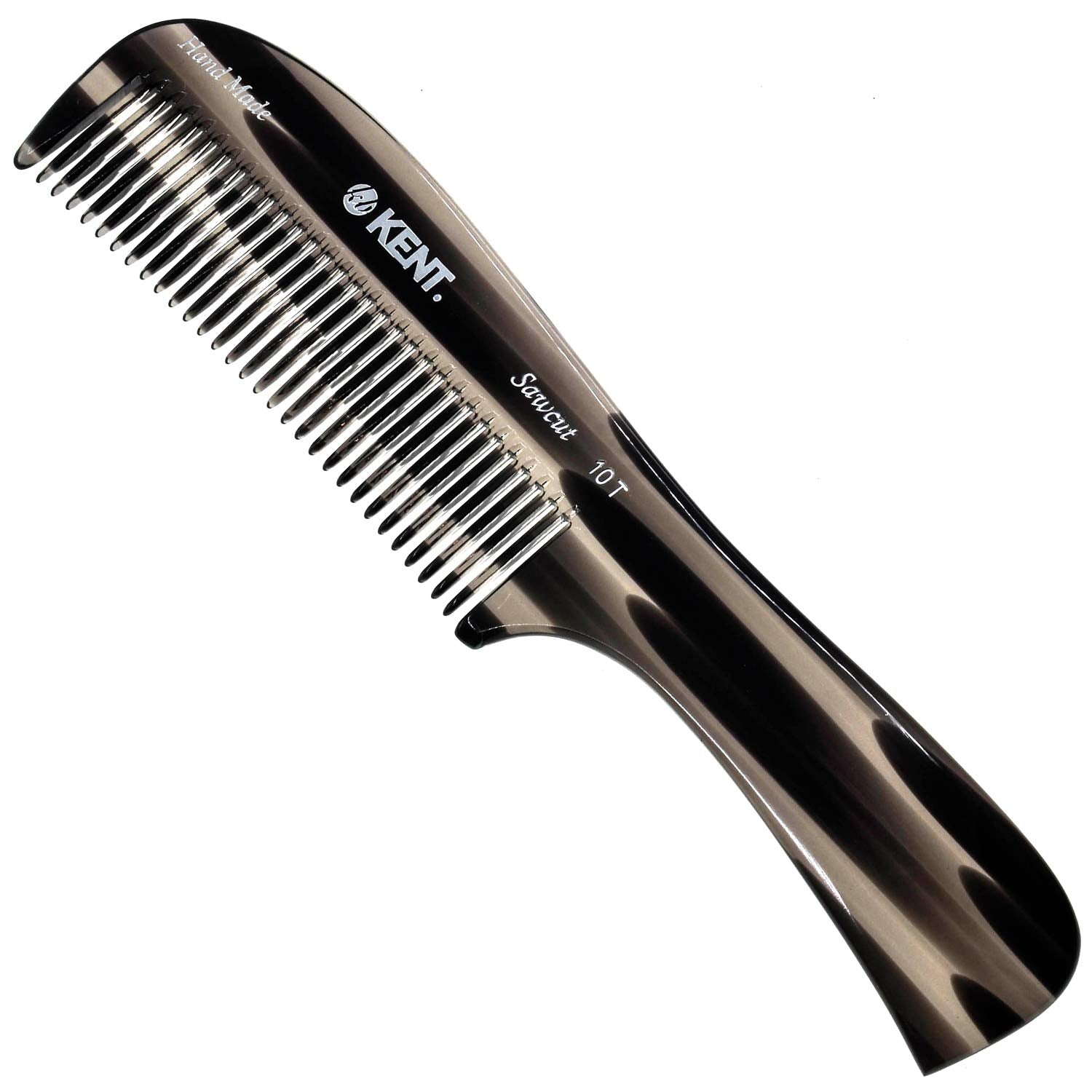 Kent 10T Large Wide Tooth Comb - Rake Comb Hair Detangler / Wide Tooth Comb for Curly Hair - Beard Combs/Hair Comb Hair Care Detangling Comb - Hair Comb for Men Hair Supplies - Natural Hair Comb Set Health & Beauty > Personal Care > Hair Care KENT Graphite 1 PACK 